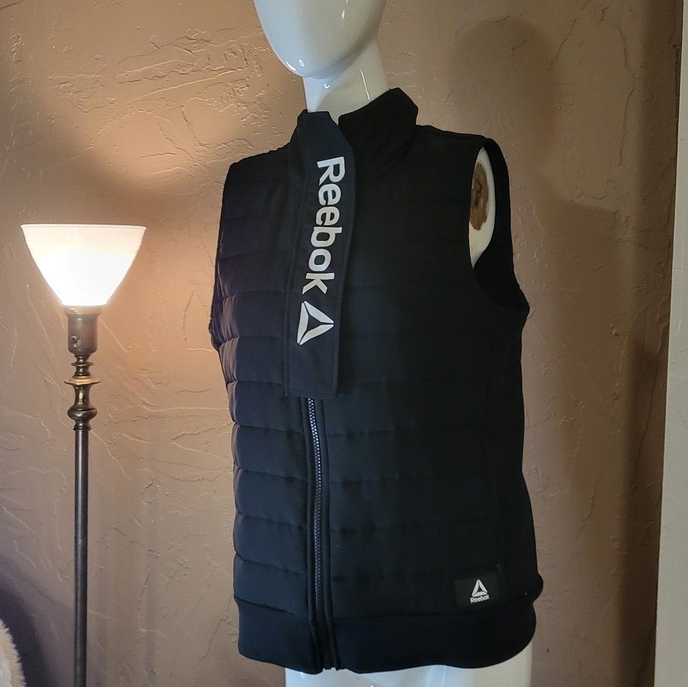Reebok Black Puffer Vest